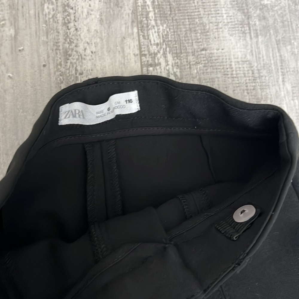 Zara Rib Detail Flare Pants - Picture 7 of 11